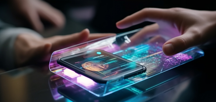 person-holding-phone-with-lit-up-display-that-says-galaxy-it